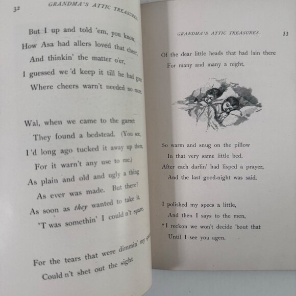 Vtg 1888 GRANDMA'S ATTIC TREASURES by Mary D. Brine Story of Old Time Memories - Picture 11 of 14